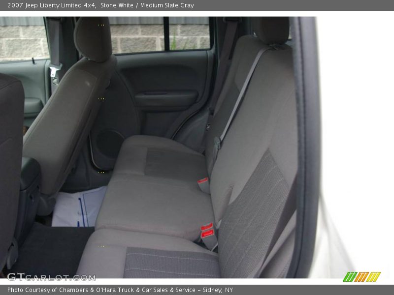 Stone White / Medium Slate Gray 2007 Jeep Liberty Limited 4x4