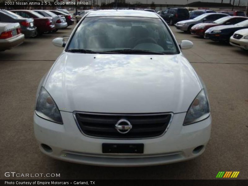 Cloud White / Frost 2003 Nissan Altima 2.5 S
