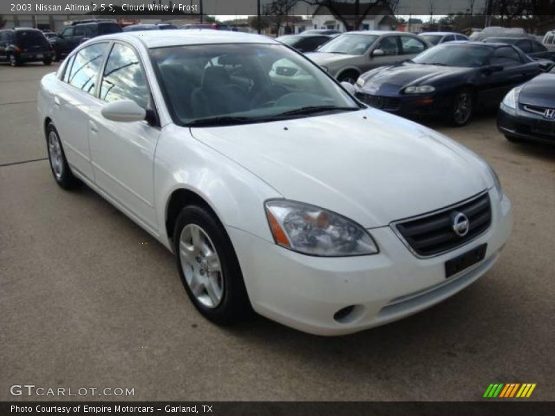 Cloud White / Frost 2003 Nissan Altima 2.5 S