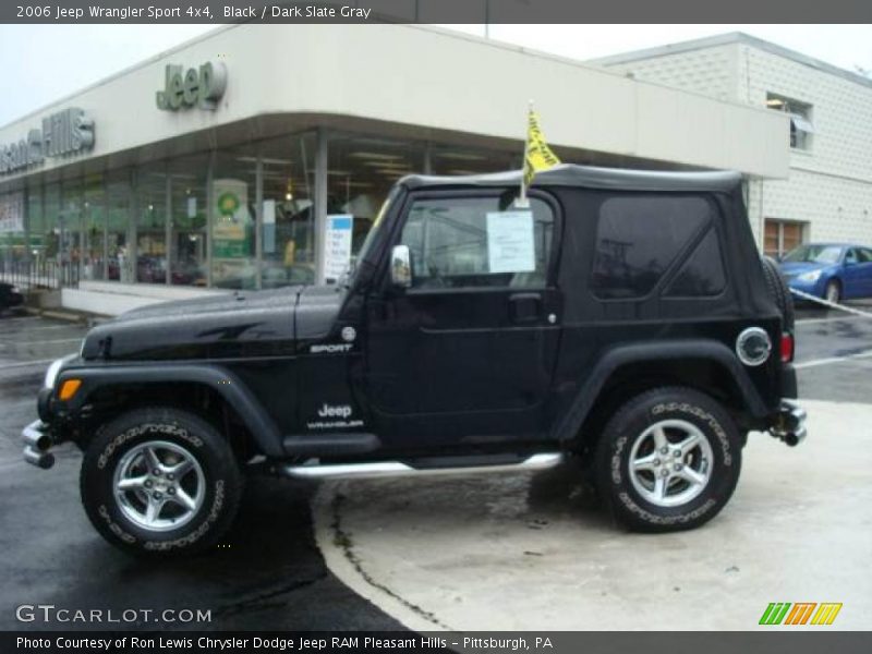 Black / Dark Slate Gray 2006 Jeep Wrangler Sport 4x4