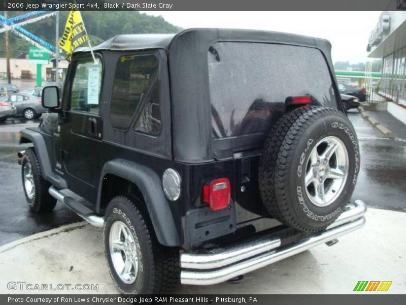 Black / Dark Slate Gray 2006 Jeep Wrangler Sport 4x4