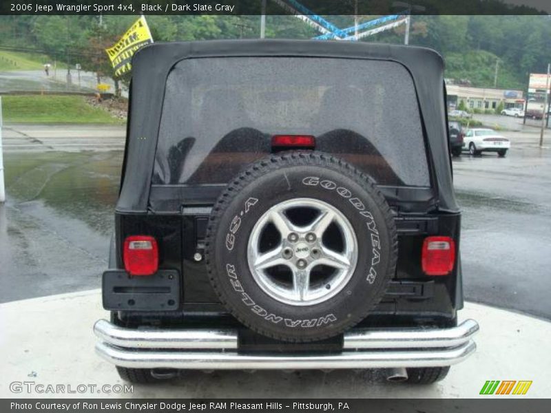 Black / Dark Slate Gray 2006 Jeep Wrangler Sport 4x4