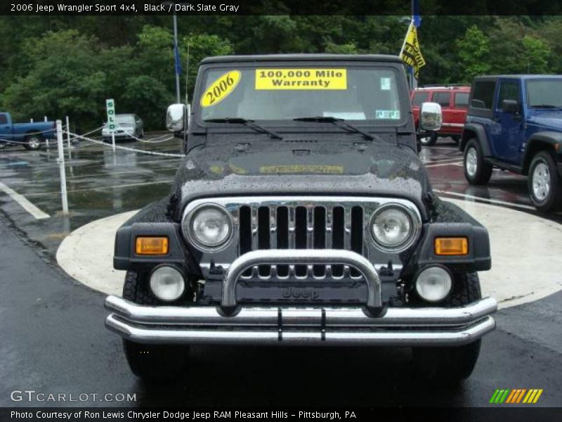 Black / Dark Slate Gray 2006 Jeep Wrangler Sport 4x4