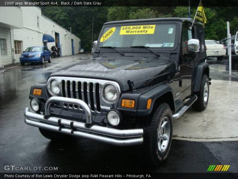 Black / Dark Slate Gray 2006 Jeep Wrangler Sport 4x4