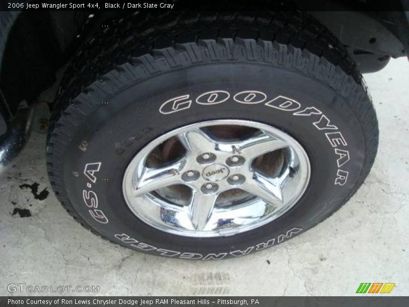 Black / Dark Slate Gray 2006 Jeep Wrangler Sport 4x4