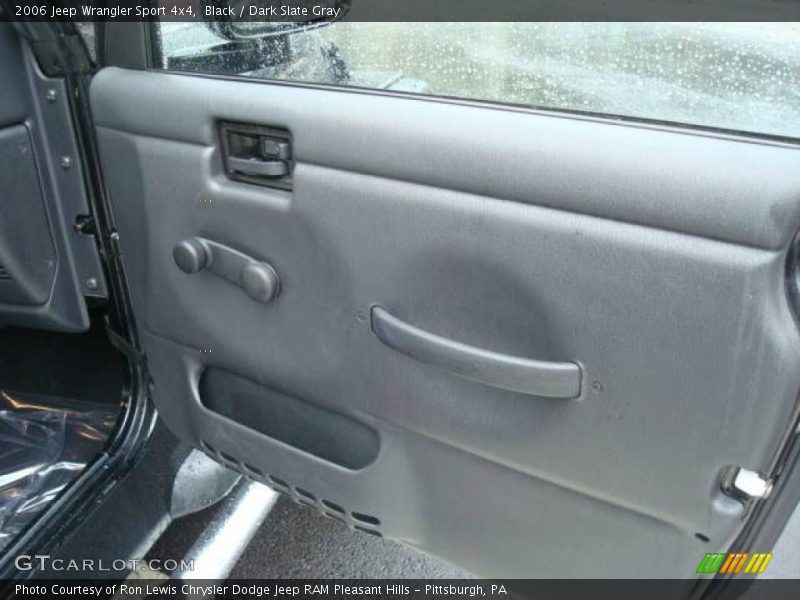 Black / Dark Slate Gray 2006 Jeep Wrangler Sport 4x4