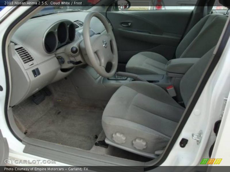 Cloud White / Frost 2003 Nissan Altima 2.5 S