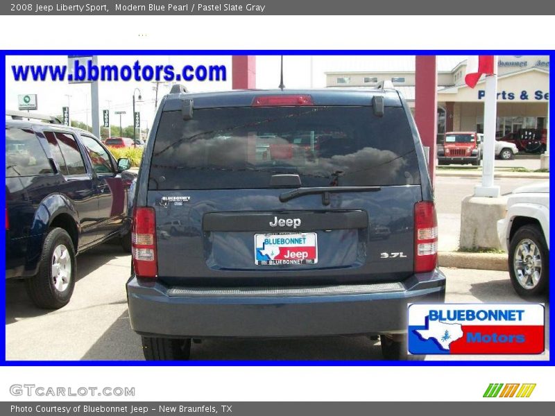 Modern Blue Pearl / Pastel Slate Gray 2008 Jeep Liberty Sport
