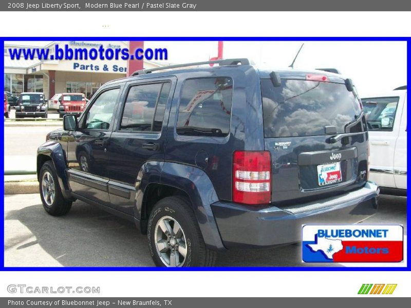 Modern Blue Pearl / Pastel Slate Gray 2008 Jeep Liberty Sport