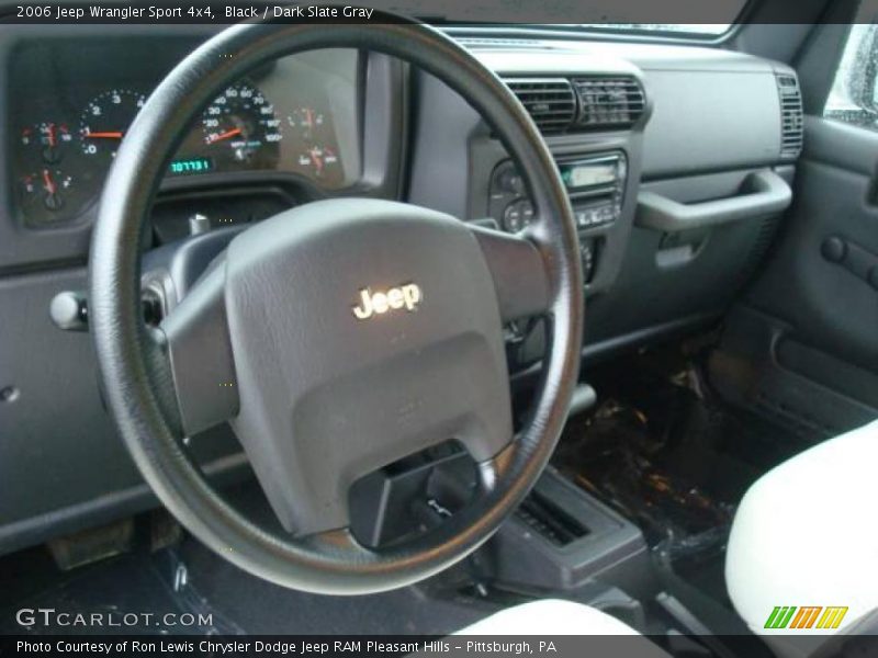 Black / Dark Slate Gray 2006 Jeep Wrangler Sport 4x4