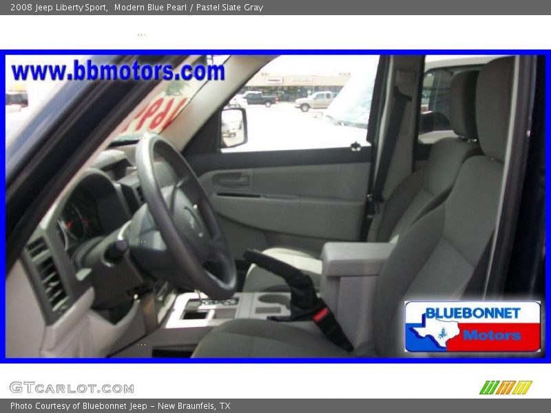 Modern Blue Pearl / Pastel Slate Gray 2008 Jeep Liberty Sport