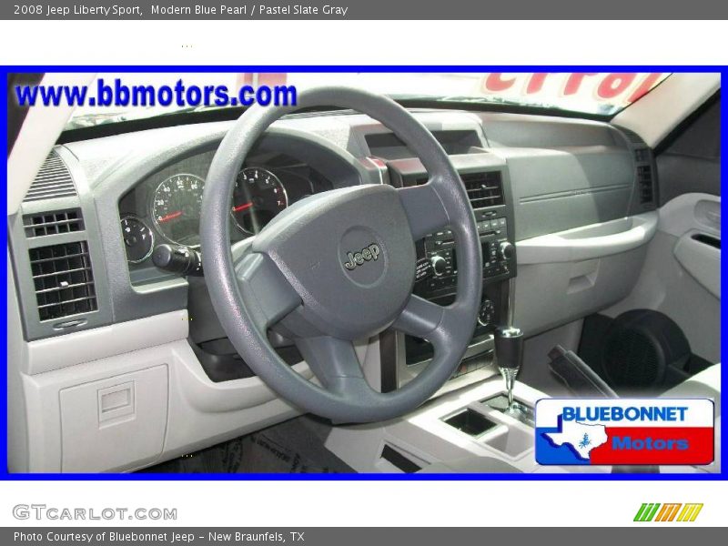 Modern Blue Pearl / Pastel Slate Gray 2008 Jeep Liberty Sport