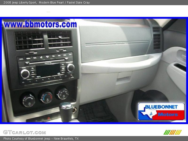 Modern Blue Pearl / Pastel Slate Gray 2008 Jeep Liberty Sport