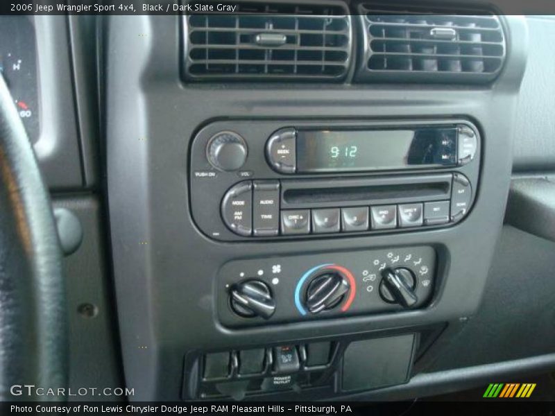 Black / Dark Slate Gray 2006 Jeep Wrangler Sport 4x4