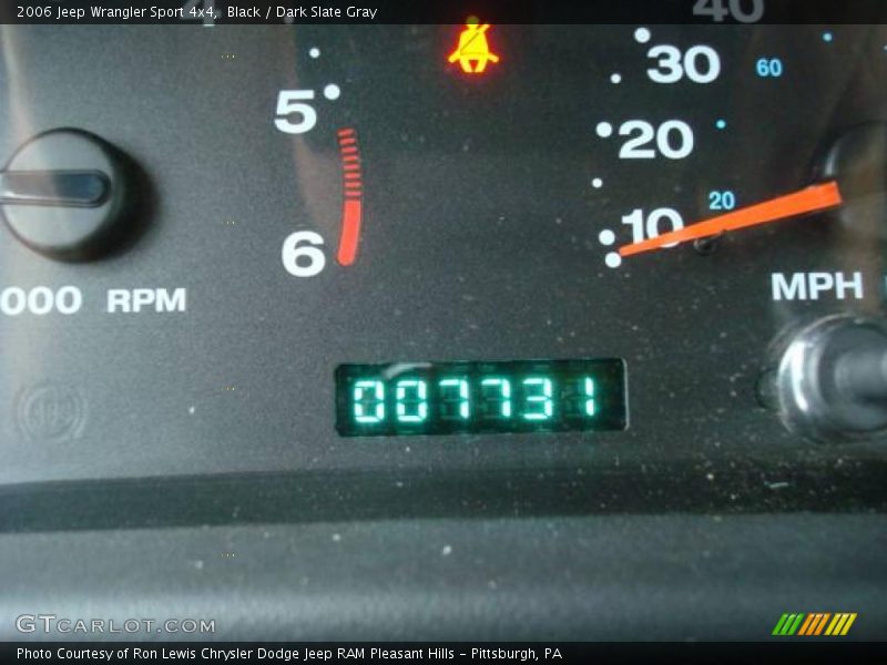 Black / Dark Slate Gray 2006 Jeep Wrangler Sport 4x4