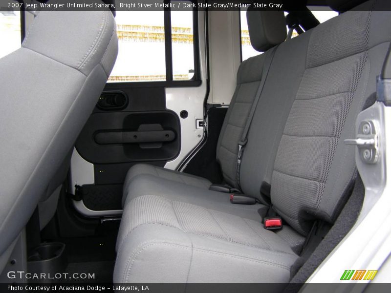 Bright Silver Metallic / Dark Slate Gray/Medium Slate Gray 2007 Jeep Wrangler Unlimited Sahara