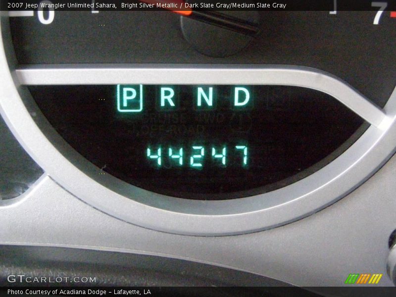 Bright Silver Metallic / Dark Slate Gray/Medium Slate Gray 2007 Jeep Wrangler Unlimited Sahara