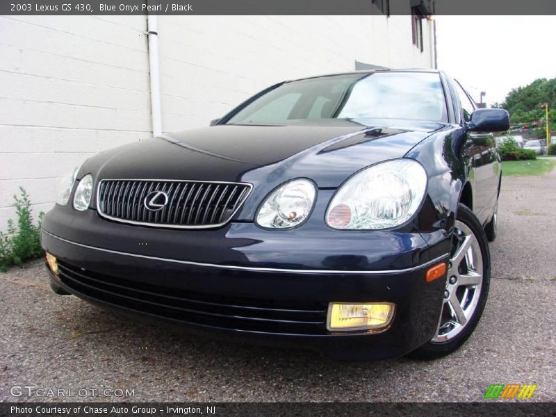 Blue Onyx Pearl / Black 2003 Lexus GS 430