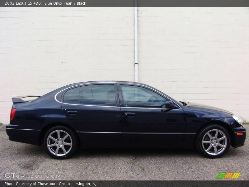 Blue Onyx Pearl / Black 2003 Lexus GS 430