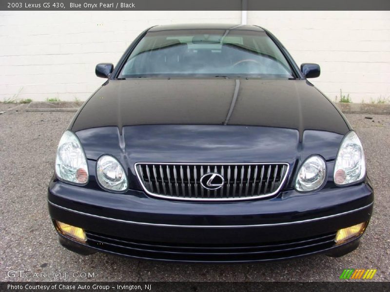 Blue Onyx Pearl / Black 2003 Lexus GS 430
