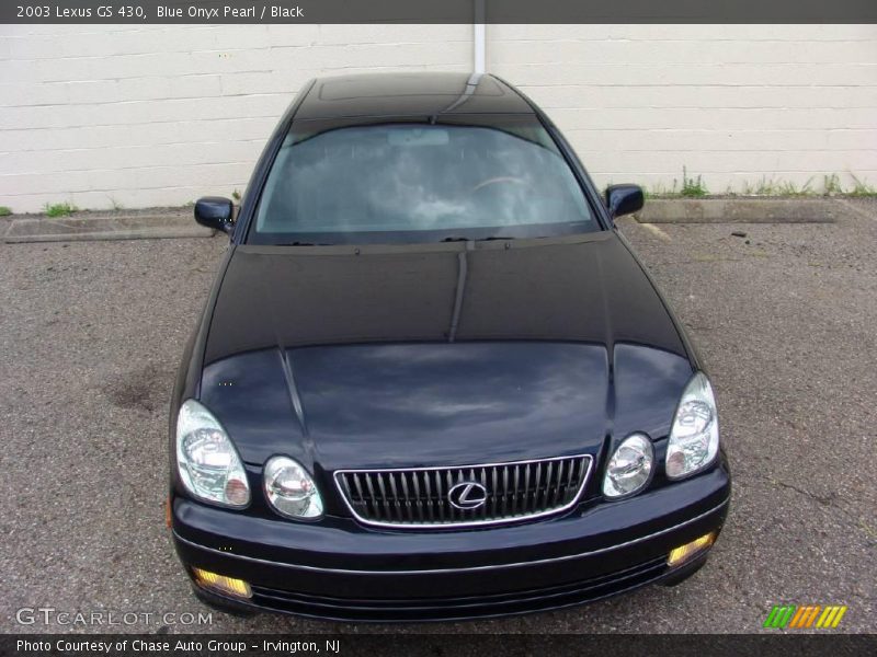 Blue Onyx Pearl / Black 2003 Lexus GS 430