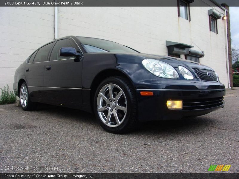 Blue Onyx Pearl / Black 2003 Lexus GS 430