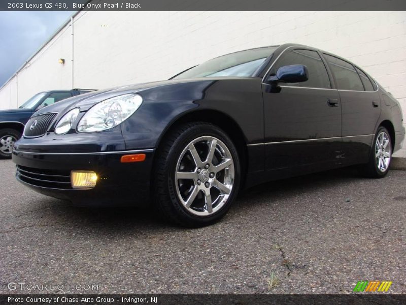 Blue Onyx Pearl / Black 2003 Lexus GS 430