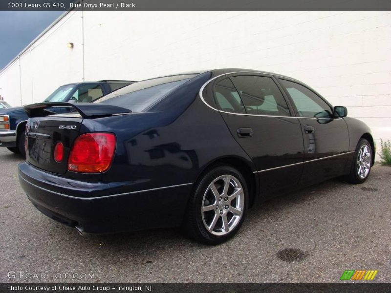 Blue Onyx Pearl / Black 2003 Lexus GS 430