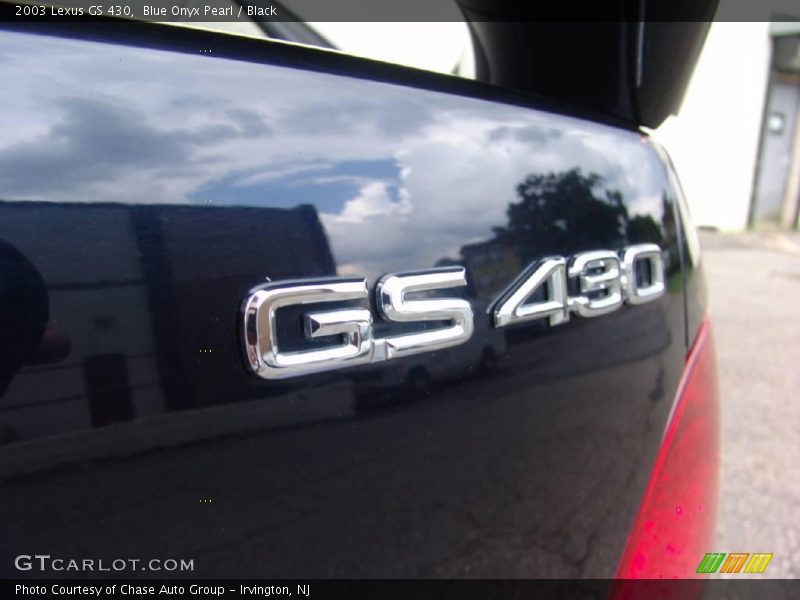 Blue Onyx Pearl / Black 2003 Lexus GS 430
