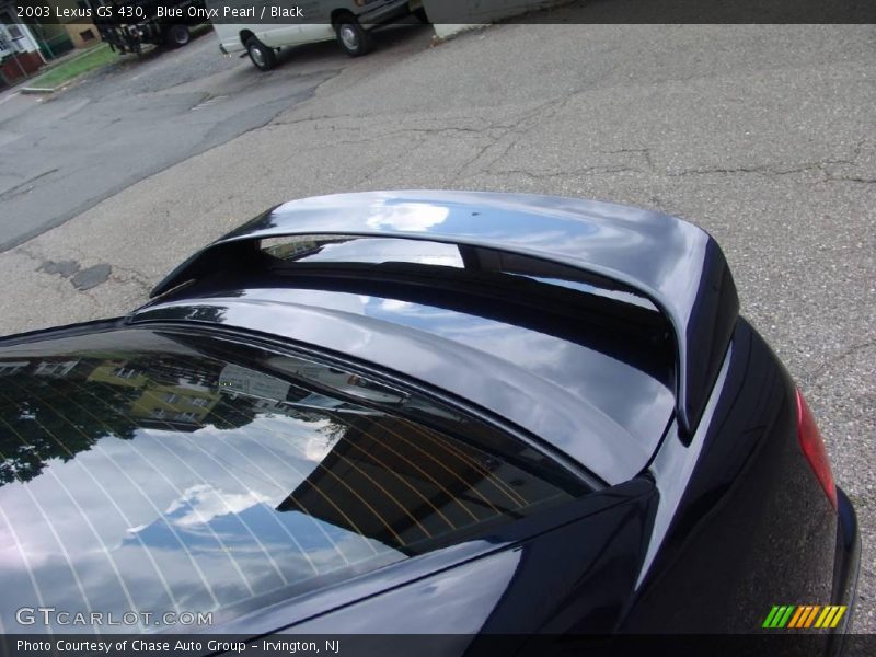 Blue Onyx Pearl / Black 2003 Lexus GS 430