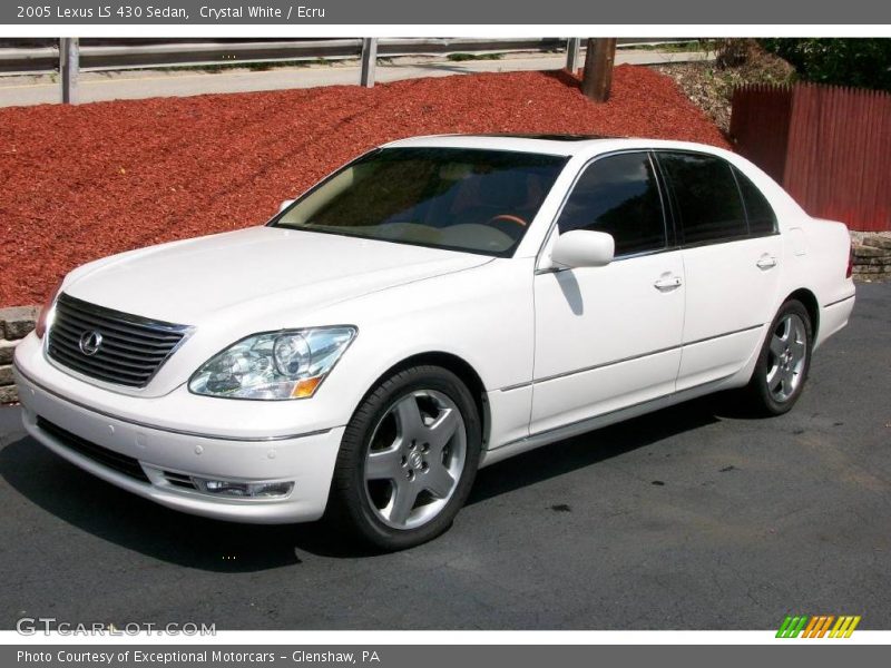 Crystal White / Ecru 2005 Lexus LS 430 Sedan