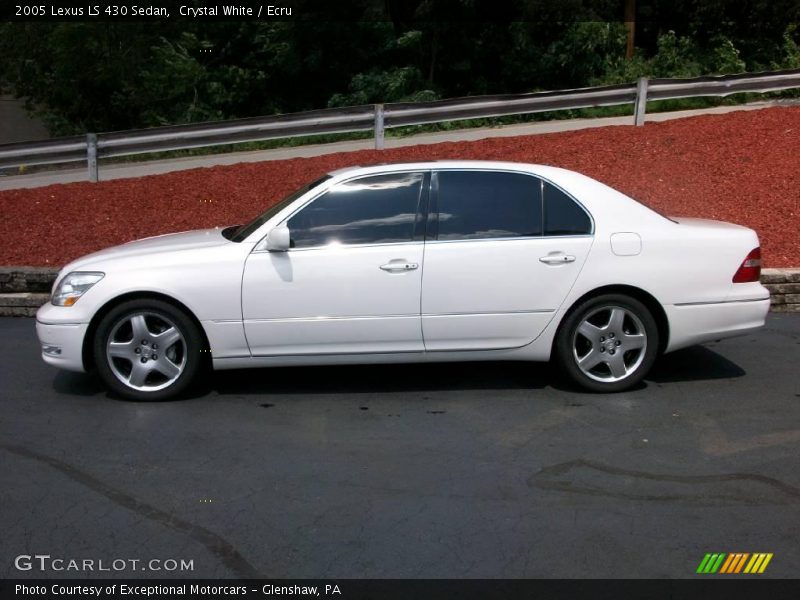 Crystal White / Ecru 2005 Lexus LS 430 Sedan
