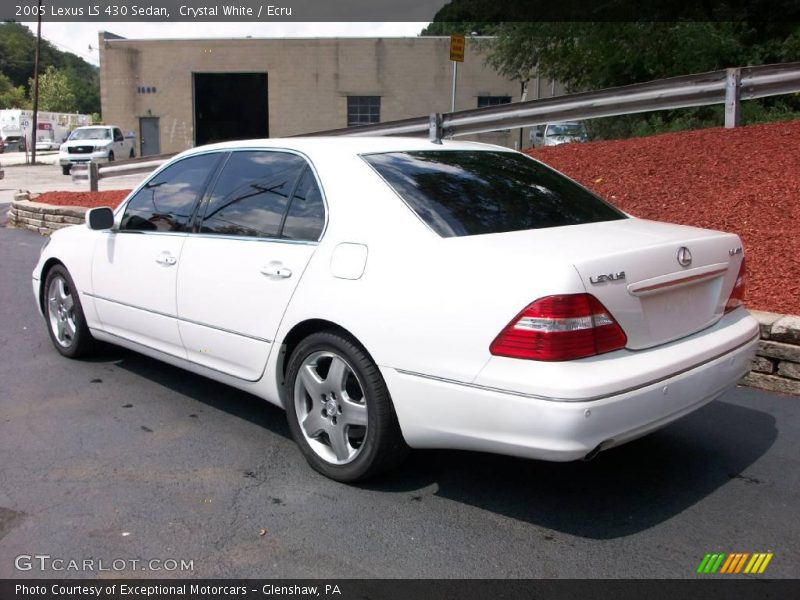 Crystal White / Ecru 2005 Lexus LS 430 Sedan