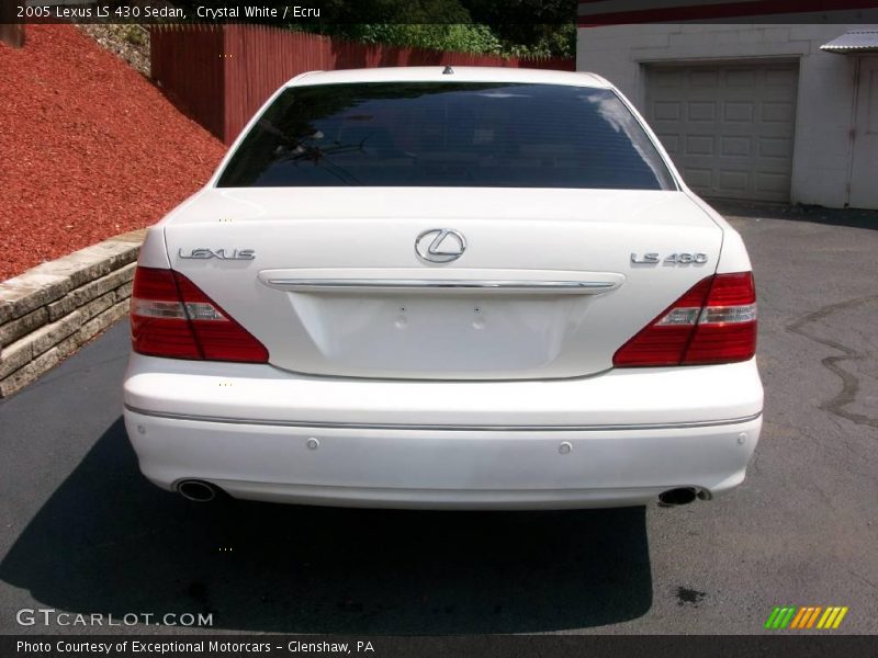 Crystal White / Ecru 2005 Lexus LS 430 Sedan