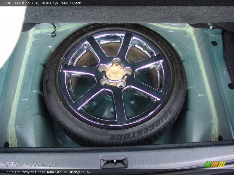 Blue Onyx Pearl / Black 2003 Lexus GS 430