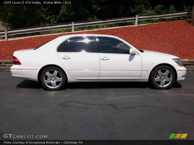Crystal White / Ecru 2005 Lexus LS 430 Sedan