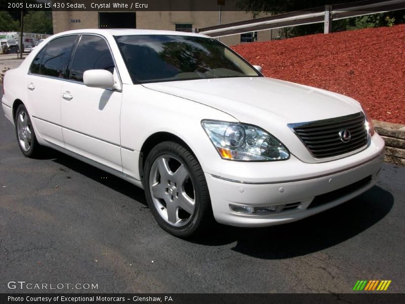 Crystal White / Ecru 2005 Lexus LS 430 Sedan