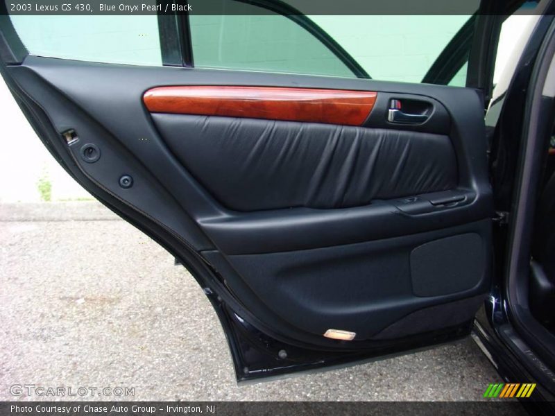 Blue Onyx Pearl / Black 2003 Lexus GS 430