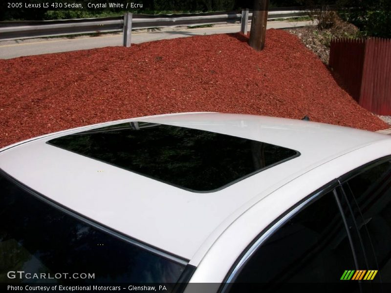 Crystal White / Ecru 2005 Lexus LS 430 Sedan