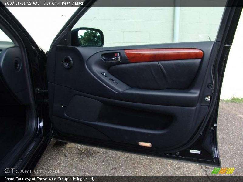 Blue Onyx Pearl / Black 2003 Lexus GS 430