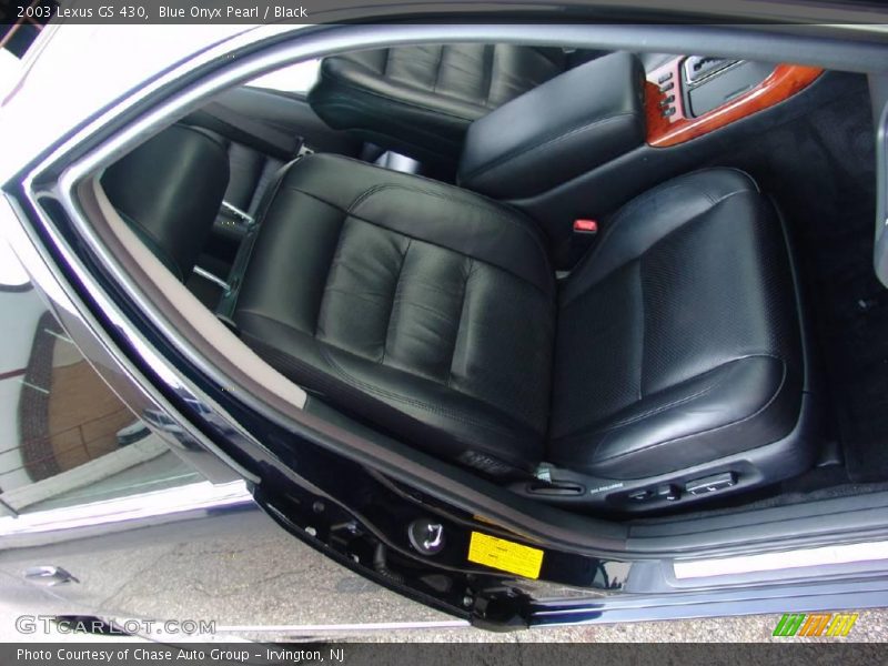 Blue Onyx Pearl / Black 2003 Lexus GS 430