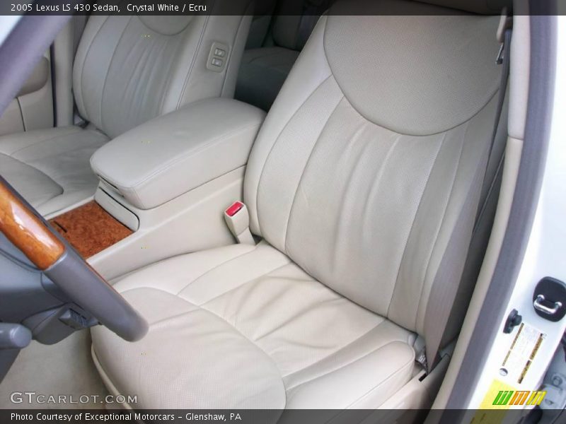 Crystal White / Ecru 2005 Lexus LS 430 Sedan