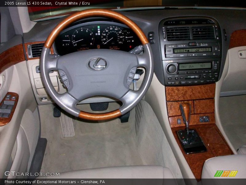 Crystal White / Ecru 2005 Lexus LS 430 Sedan