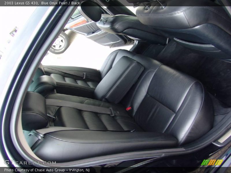 Blue Onyx Pearl / Black 2003 Lexus GS 430