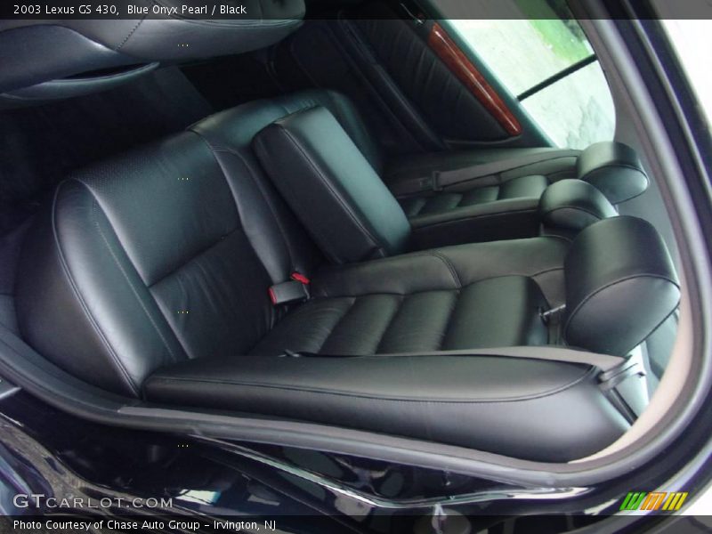 Blue Onyx Pearl / Black 2003 Lexus GS 430