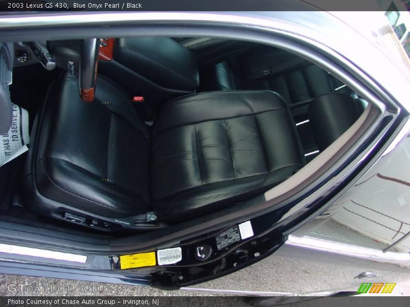 Blue Onyx Pearl / Black 2003 Lexus GS 430