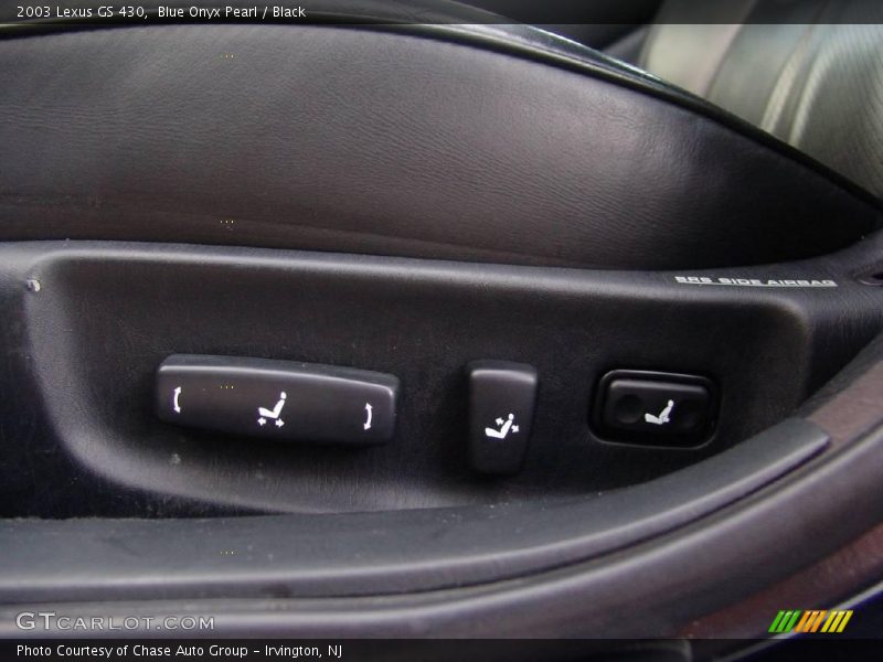 Blue Onyx Pearl / Black 2003 Lexus GS 430