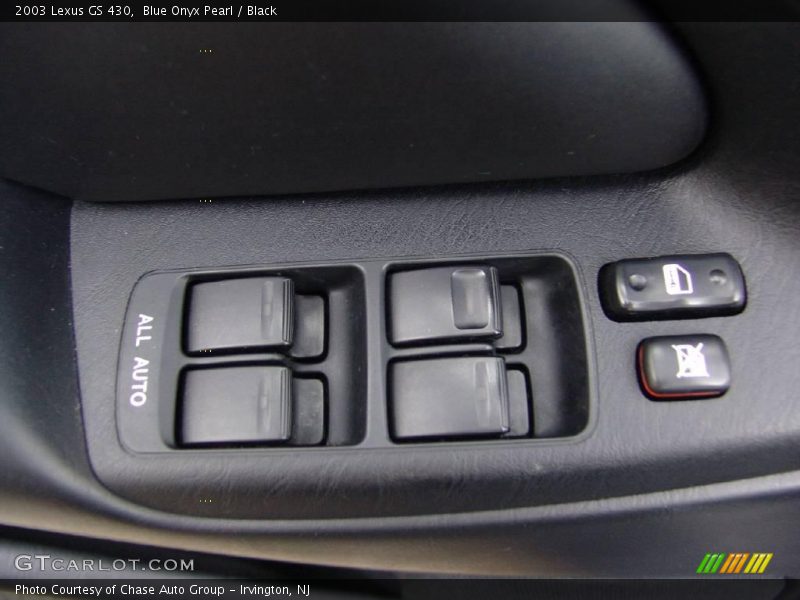 Blue Onyx Pearl / Black 2003 Lexus GS 430
