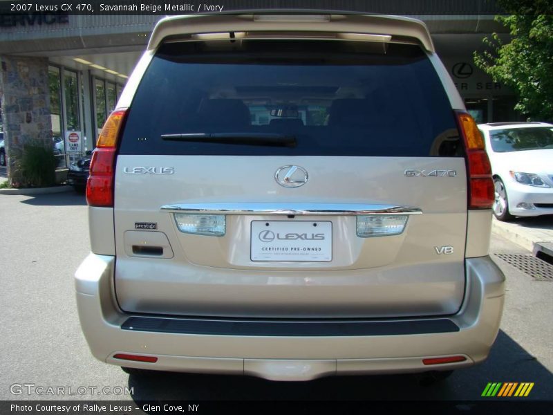 Savannah Beige Metallic / Ivory 2007 Lexus GX 470