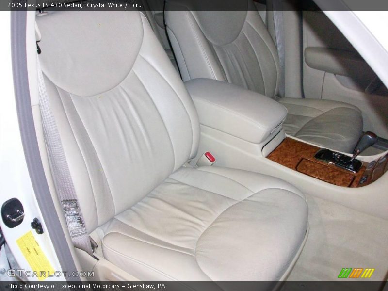 Crystal White / Ecru 2005 Lexus LS 430 Sedan